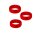 Target Slot Lock Ringe Rot 3er Set