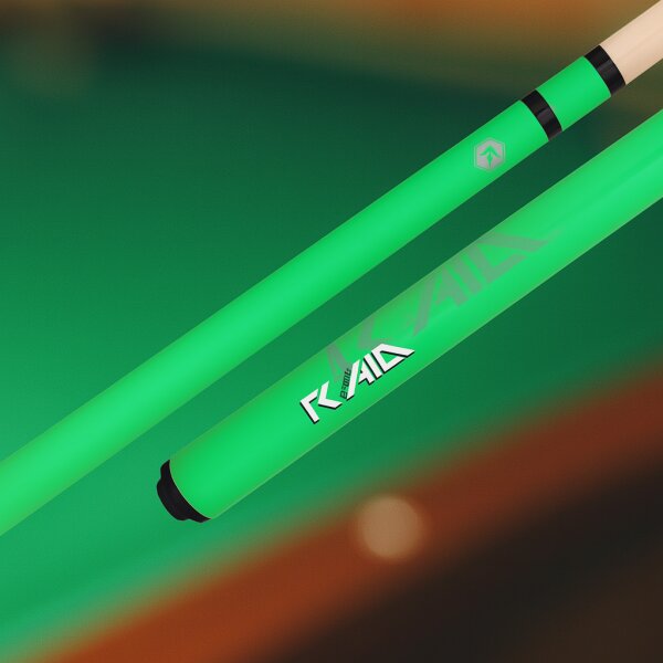 Billardqueue, Pool, RAID CS-05, by Falcon, grün, 3,5T-Schnellverschluss