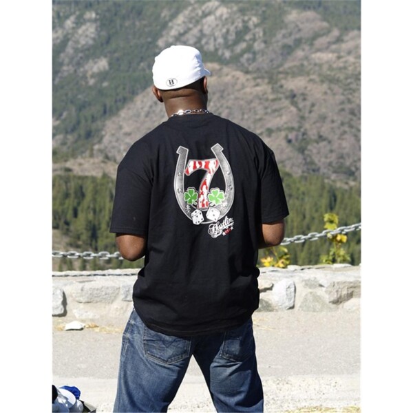 Hustlin USA Lucky 7 Shirt (schwarz) 2XL
