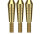 Target Heli Aluminium Gold Tops