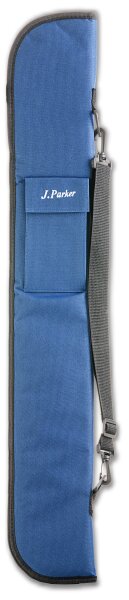 Queuetasche J. Parker für 1 Unterteil und 2 Oberteile, blau