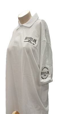Hustlin USA Polo Shirt (weiß) XL