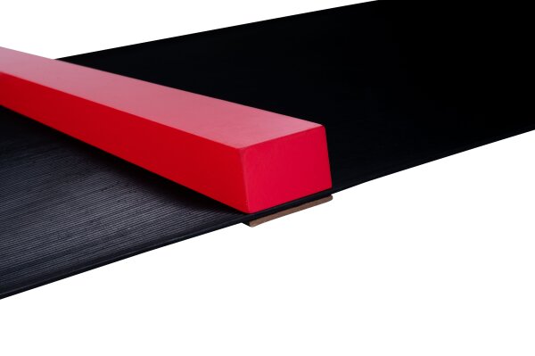 Longfield Abwurflinie Oche Holz 60cm, Rot