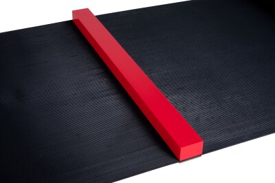 Longfield Abwurflinie Oche Holz 60cm, Rot