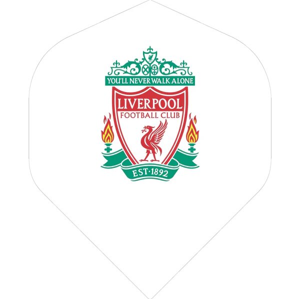 FC Liverpool Dart Flights Standard White