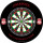 FC Liverpool Dartboard Surround Black