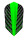 Harrows Quantum Slim Dart Flights Grün