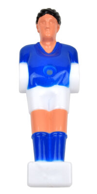 Kickerfigur Hobby blau/weiß und rot/weiß