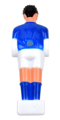 Kickerfigur Hobby blau/weiß und rot/weiß
