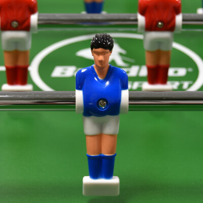 Kickerfigur Hobby blau/weiß und rot/weiß