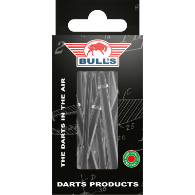 Bulls Darts Shaft TestKit Extended Schwarz 6 Sets