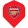 FC Arsenal Dart Flights Standard Red