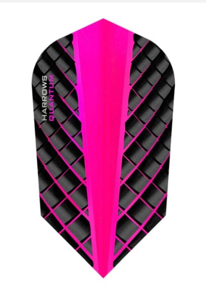 Harrows Quantum Slim Dart Flights Pink 5 Sets (15 Flights)
