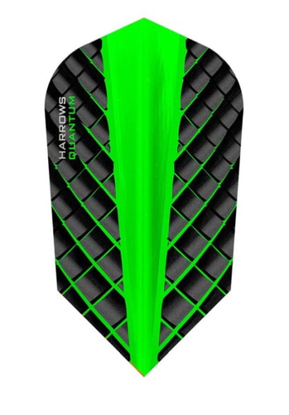 Harrows Quantum Slim Dart Flights Grün 5 Sets (15 Flights)