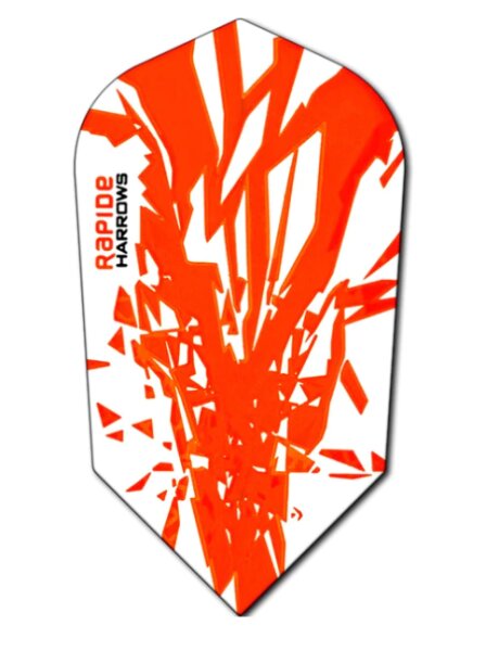 Harrows Rapide Slim Dart Flights Orange 5 Sets (15 Flights)