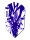 Harrows Rapide Slim Dart Flights Purple 5 Sets (15 Flights)