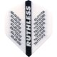 Ruthless RX Checkouts Standard Dart Flights 100 Micron - No2 Weiß
