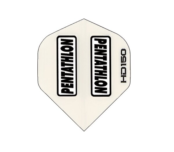 Pentathlon HD 150 Dartflights Standard Weiß