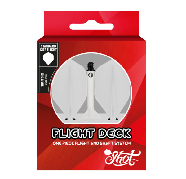 Shot! Flight Deck Weiss Short