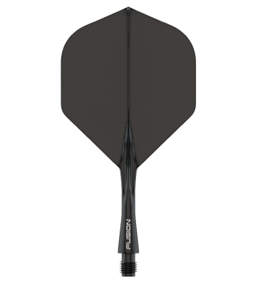 Winmau Fusion Flight/Schaftsystem Schwarz Short