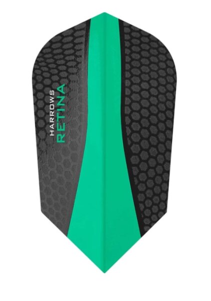 Harrows Retina Slim Dart Flights 5 Sätze - Jade Grün