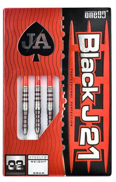 One80 Black J21 Steeldarts 25g Model 02