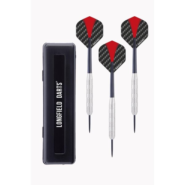 Longfield Darts Neusilber Set, Steel-Darts 22Gr.