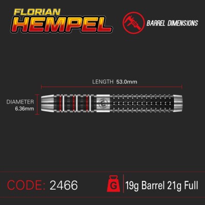 Winmau Florian Hempel Softdart 2466 21 g