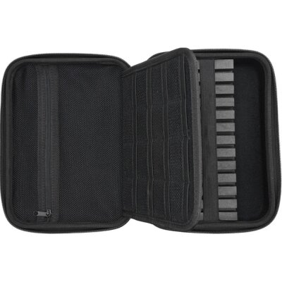 Mission ABS-4 Darts Case Metallic Schwarz Darttasche