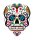 Harrows Quadro Poly Standard Flights Graffiti Skull