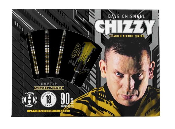 Dave Chisnall Chizzy 90% Harrows Tungsten 18Gr Softip Softdart