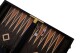 Backgammon Koffer 18" aus Ebenholz Braun/Wood
