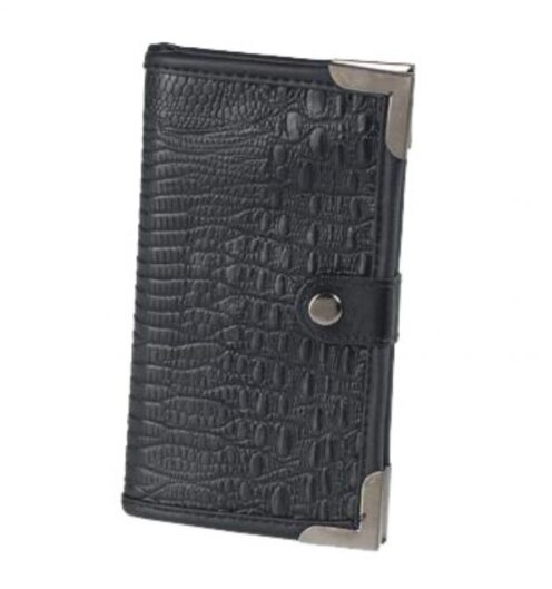 Grandslam Croco Wallet Darttasche Schwarz