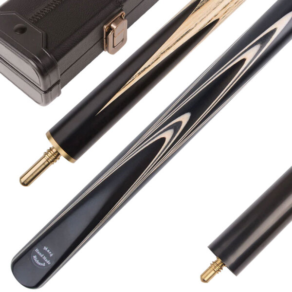 Snookerqueue SET ¾ Cue mit 3fach Furnier + Koffer