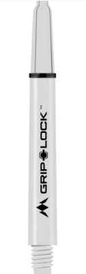 Mission GripLock Dart Shafts White Medium 48mm