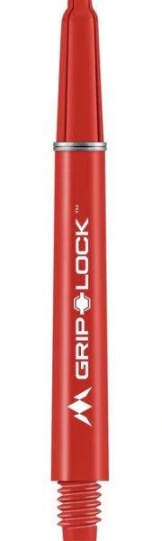 Mission GripLock Dart Shafts Red Medium 48mm