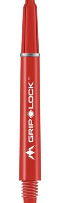 Mission GripLock Dart Shafts Red Medium 48mm
