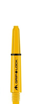 Mission GripLock Dart Shafts Yellow Short 34mm