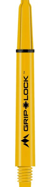 Mission GripLock Dart Shafts Yellow Medium 48mm