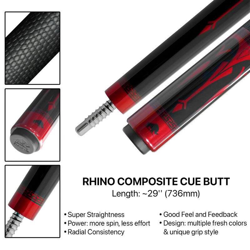 Rhinoqueue aus Carbon