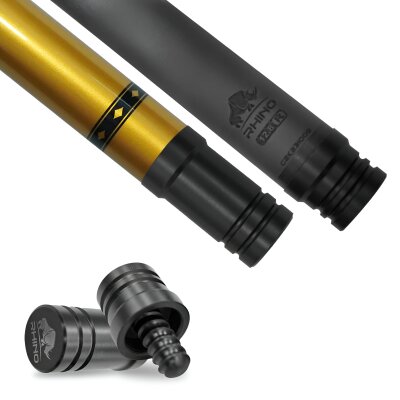 Rhino Nebula Pool Billard Carbonqueue gelb gold