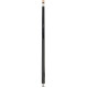 Tom Hardy Poolbillard Queue Modell Uni schwarz, 12,5 mm Mehrschicht Klebeleder