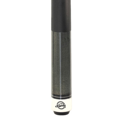 Tom Hardy Poolbillard Queue Modell Uni grau, 12,5 mm Mehrschicht Klebeleder