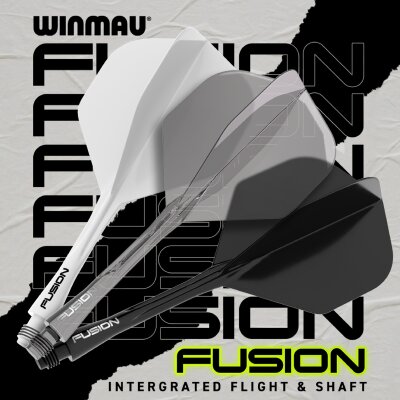 Winmau Fusion Flight/Schaftsystem weiß Medium