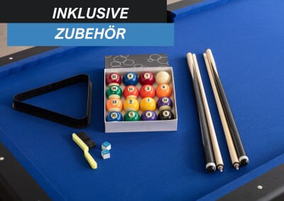 Billard-Tisch BlackStar inklusive Zubehör 6ft.