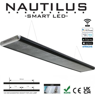 Billardleuchte Langfeld Longoni Nautilus Smart LED 7ft. – 8ft.