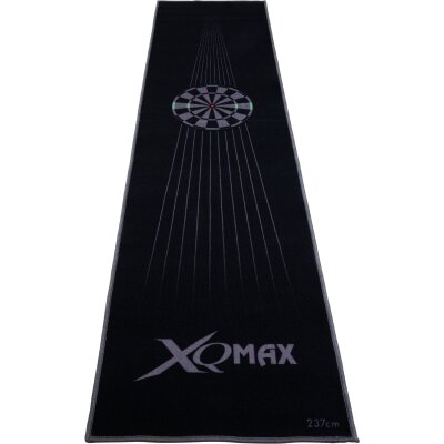 XQ-Max Dartmatte 60x237cm schwarz/grau