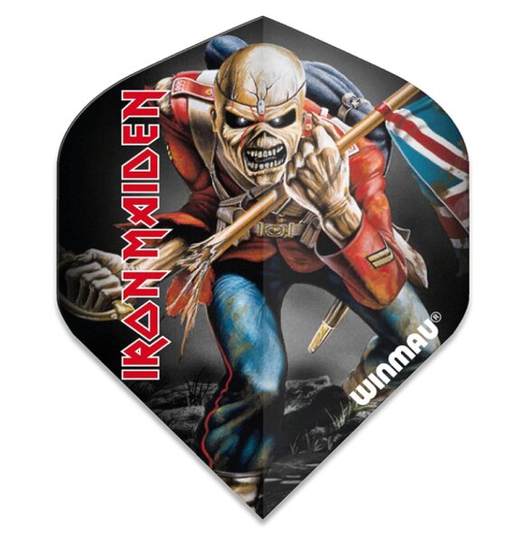 Winmau Rhino Iron Maiden "The Trooper" Standard Flights 10 Sätze