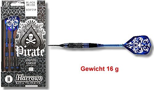 Harrows Softdart PIRATE, 16g, 3er-Set