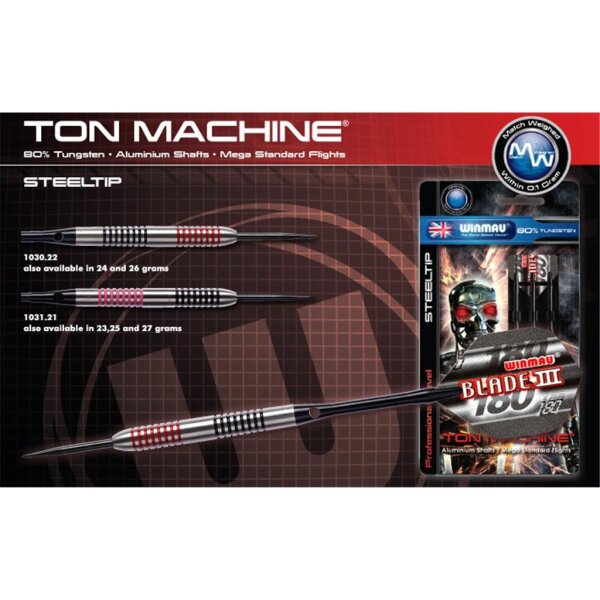 Winmau Ton Machine Softdart 80% NT 20g (3er-Set)